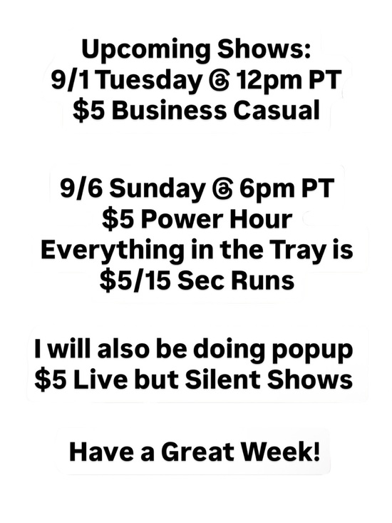 Other - Like to Be Notified When I Go Live!